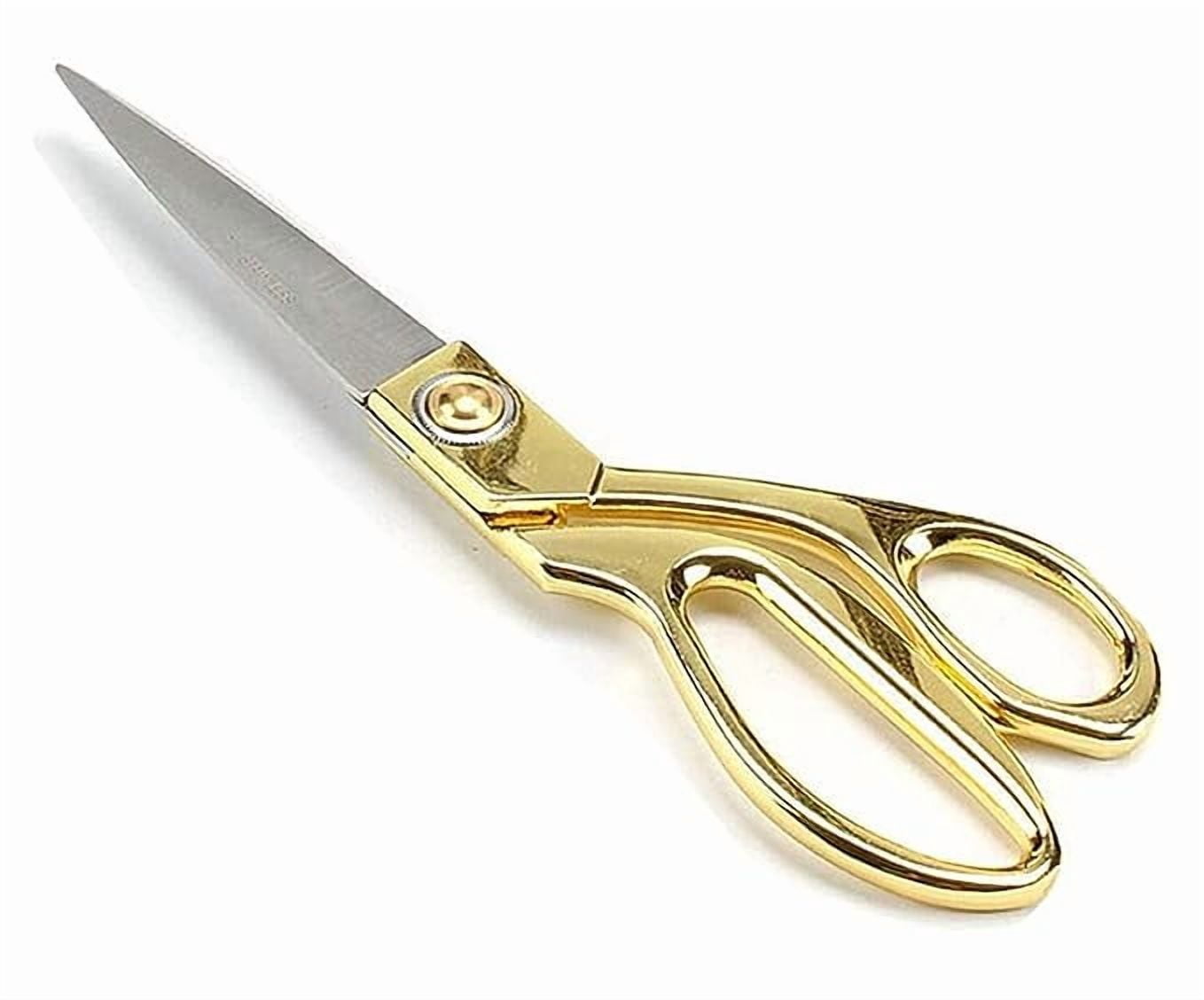 Professional Golden Steel Tailoring Scissors For Cutting Heavy Clothes Fabrics in Different Sizes 8.5"9.5"10.5" (9.5)