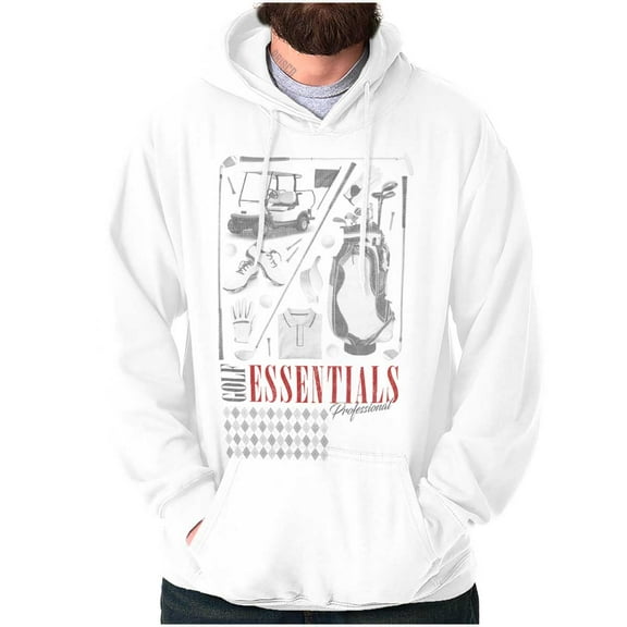 Professional Golf Essentials Poster Hoodie Sweatshirt Women Men Brisco Brands S