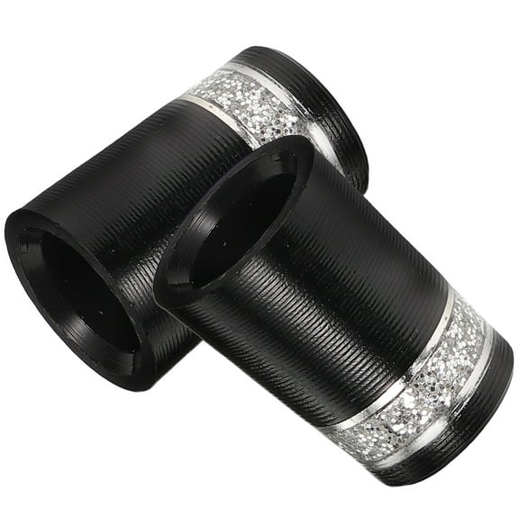 Professional Golfs Ferrules Supplies Club Rubber Cover (silver) 2pcs Covers Headcovers Sleeve/rubber Plastic