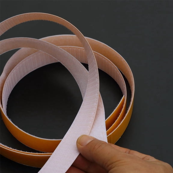 Professional Grade 25mm White Sticky Back Tape - Strong Adhesive for Textiles & Automotive Surfaces
