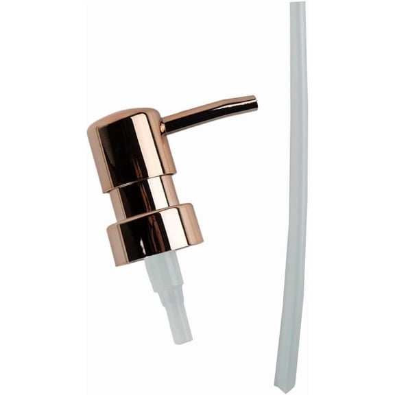 Professional Grade ABS Lotion Pump Nozzle with Secure Fit Perfect Addition to Your Soap or Shampoo Bottle (Rose Gold)