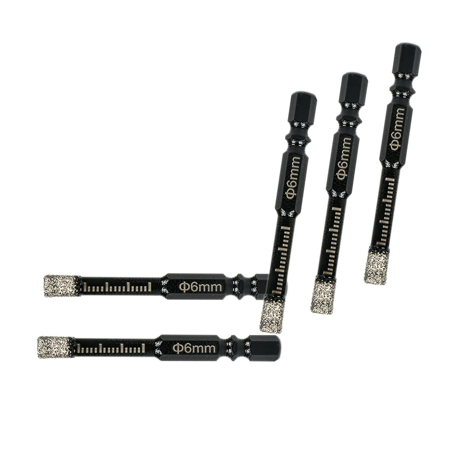 Spared Bit Set Professional Grade Diamond Dry Bits Quick Change Hex Shank for Easy Use ...