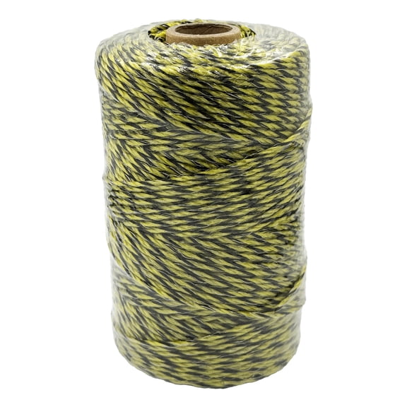 Heavy Duty 6 Cores Electric Fence Wire Corrosion Resistant 656ft Yellow Black Safety Rope Suitable for Farm Perimeter