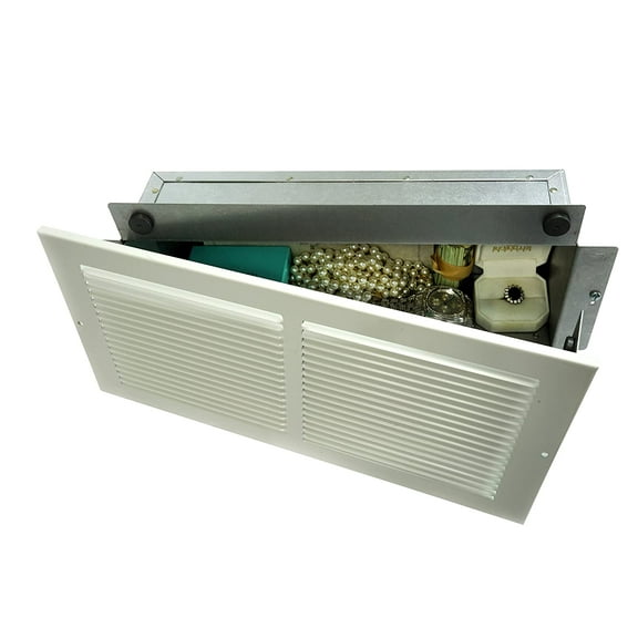 Professional Grade Products Hidden Wall Safe, Hidden as Air Vent in Plain Sight, Secures Jewelry, Valuables, Cash etc.
