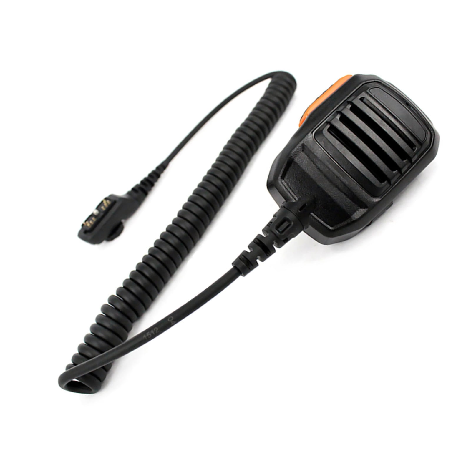 Professional Grade Speaker Mic Environmental PU Cable, 3.5mm Audio Jack for Law Enforcement