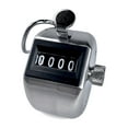 thumbnail image 1 of Professional Grade Stainless Steel Tally Counter - Japanese Made 4-Digit Handheld Clicker Counter, Pitch Counter Clicker, People Counter, 1 of 5