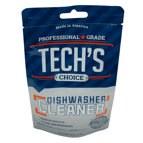 Professional Grade Tech's Choice Dishwasher Cleaner, Made in USA, DWCLN