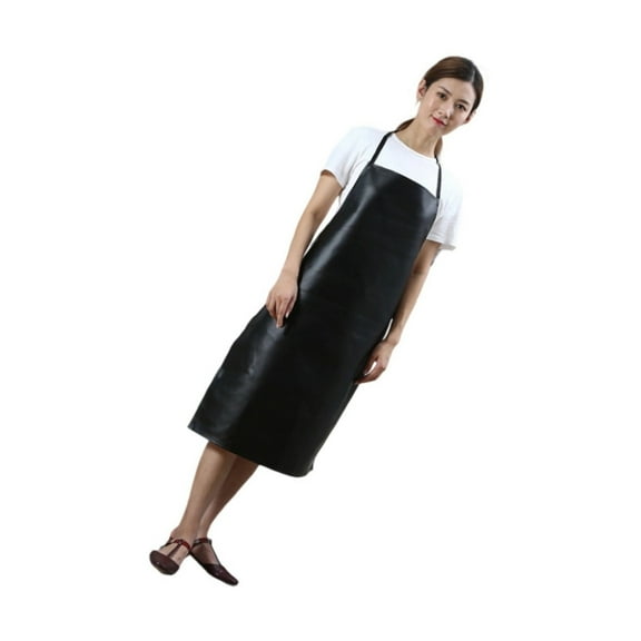Professional Grade Thickened PU1eatherWork Apron Stain Resistant Easy Clean