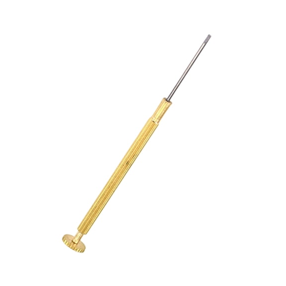 Professional Grade Tiny Screwdrivers Brass Handle And Tempered Steel Tips For Detailed Crafting Tasks