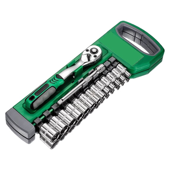 Professional Grades Steel Multifunction Wrench with Multiple Sockets Size Ideal for Automotive Craft and Industrial Use