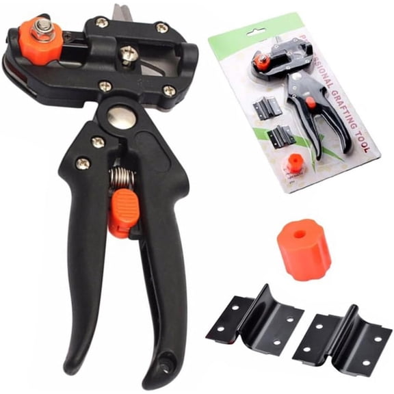 Professional Grafting Tool 2 in 1 Pruner and Grafter Kit with 3 Replaceable Blades, 220V