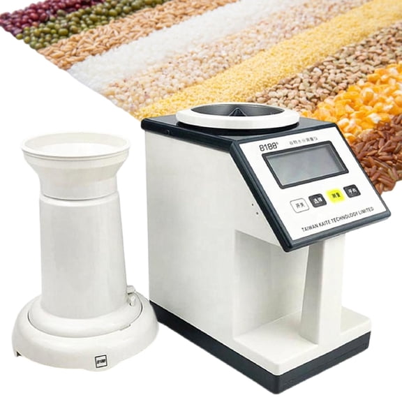 Professional Grain Moisture Tester For 14+ Grains, Measure Weight, Density, Temperature With LCD Display, Wheat, Corn, Rice, Crop Moisture Detector