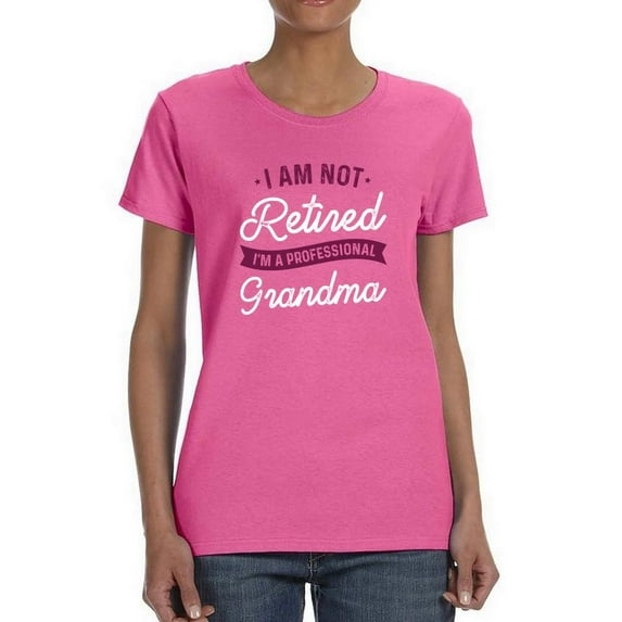 Professional Grandma. T-Shirt Women -Smartprints Designs, Female XX-Large