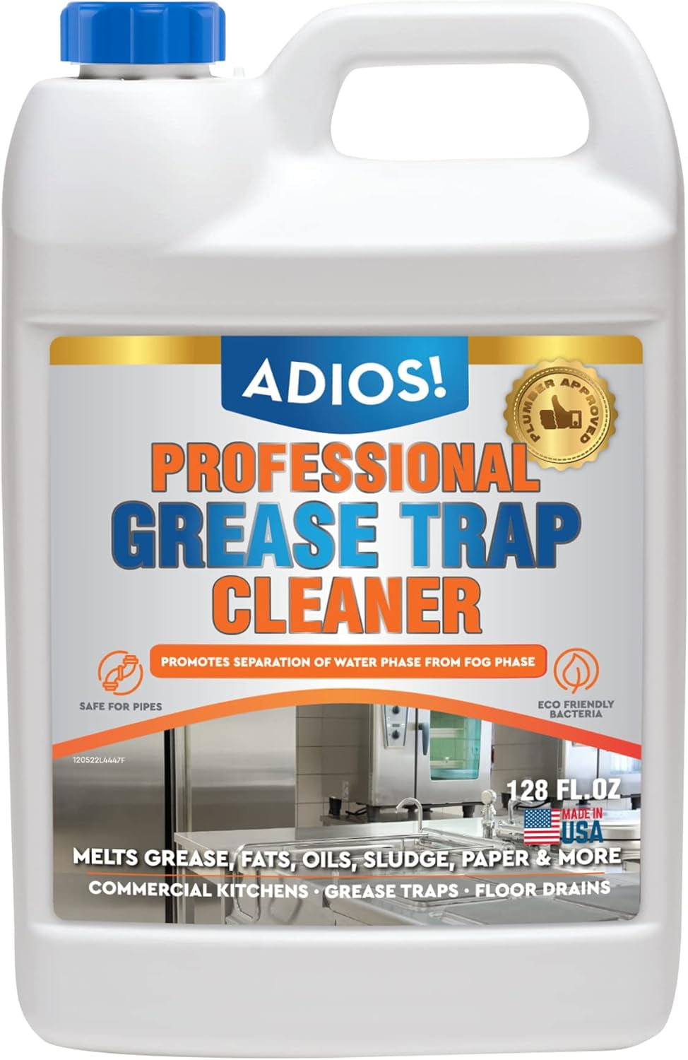 Professional Grease Trap Cleaner for FOG – Cleans Fats, Oils & Grease ...