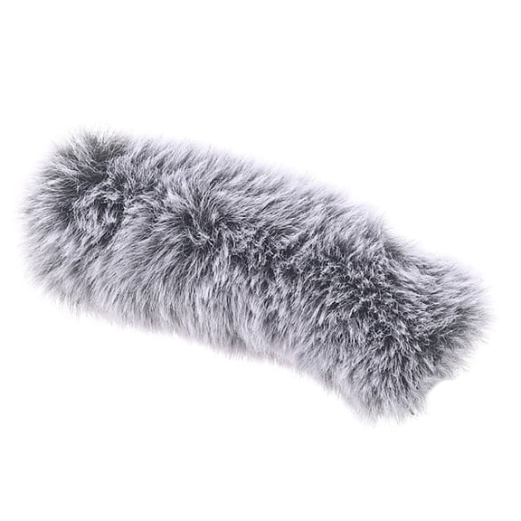 Professional Grey Microphone Wind Muff for Home Use with Noise Reduction and Easy Installation