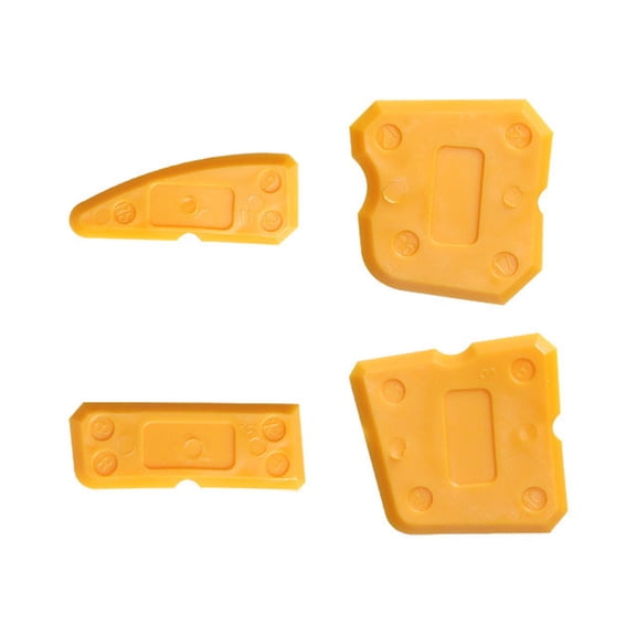 Professional Grout Cleaner Plastic Multiple Angled Scrapers For Construction Renovation And Surfaces Detailing