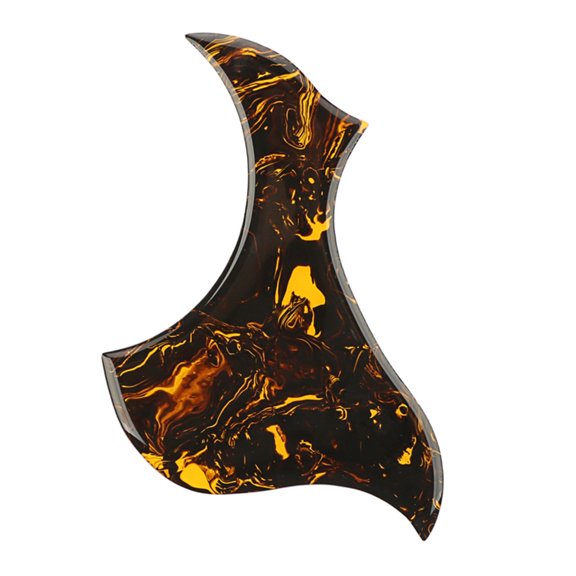 Professional Guitar Pickguard Guitar Protective Covers Guitar Protector Yellow Pattern Guitar Pickguard PVC Texture