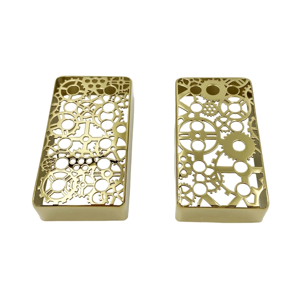 Professional Guitar Pickup Metal Hollow Humbucker Cover Guitar Pickup Lid Guitar Sound Enhancement Brass Texture