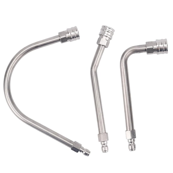 Professional Gutter Cleaner Attachment Stainless Steel Pressure Washer Rod