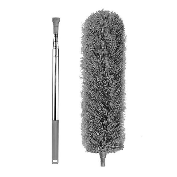 Professional Gutter Cleaning Brush Tool With Extendable Rod For Roof Drainage Debris Removal And Outdoor Maintenance
