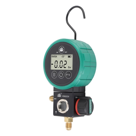 Professional HVAC Digital Vacuum Pressure Manifold Gauge Multi-Unit Tester for Air Conditioning Refrigerant Fluid Systems