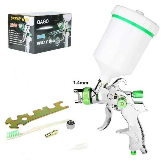 Professional HVLP Spray Gun 1.4/1.7/2.0/2.5 Mm Steel Nozzle Gravity Spray Gun DIY Spray Paint Kit Portable Car Paint Spray Gun ,Easy Painting