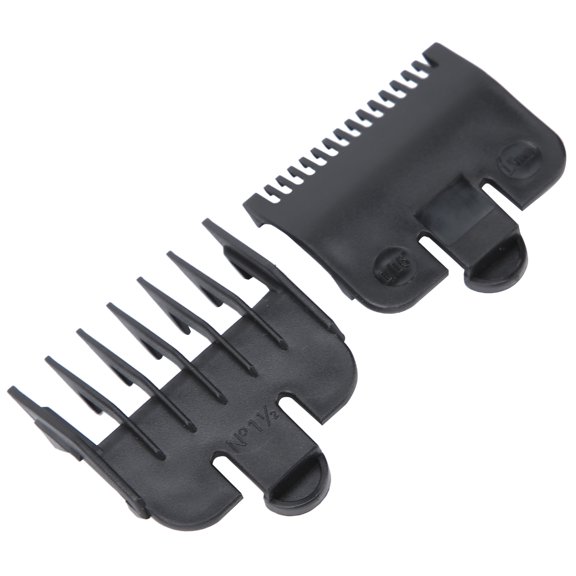 Professional Hair Clipper Combs, Rounded Teeth Design Prevents Scalp Injury, Adjustable Length Settings