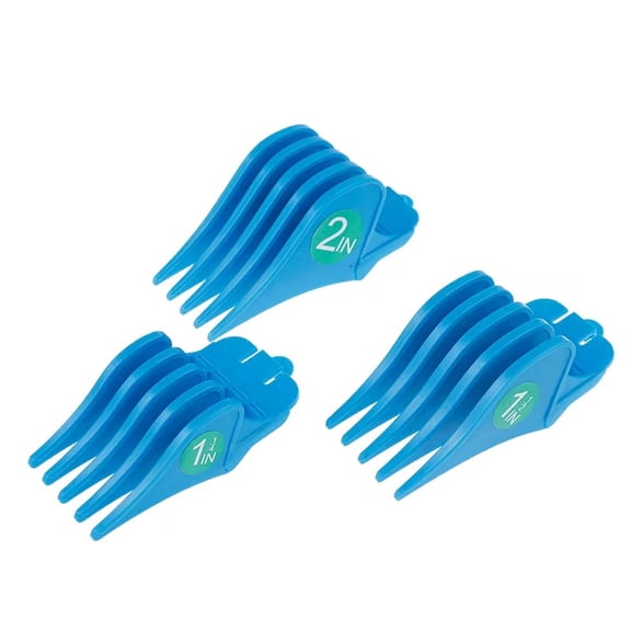 Professional Hair Clipper Combs Set - Replacement Guards for 1/4", 1/2", 2" Hair Clippers