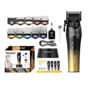 Professional Hair Clipper Cordless,TTOOGO High Speed Electric Barber Trimmer with LCD Display 9000 RPM Adjustable Blade USB Rechargeable for Men Salon Home Use