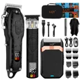 thumbnail image 1 of LQT Cordless Hair Clipper , USB charging, Hair Clipper with LCD display screen,Multi-purpose shaver, sufficient battery life, suitable for home and professional hair salons, exquisite gifts, 1 of 8