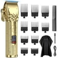 thumbnail image 1 of Professional Hair Clippers for Men, Cordless Rechargeable Beard Hair Trimmer, LED Display Barber Haircut, 7000RPM Men?s Razor Shaver Grooming Kit with 10 Guide Combs Gifts for Men Husband Father, 1 of 7