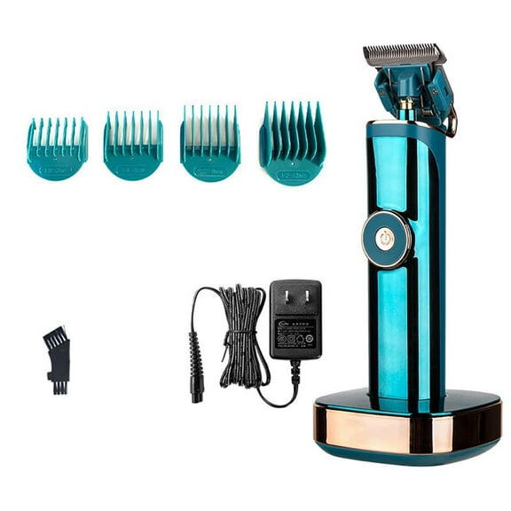 Professional Hair Clippers for Men, Hair Clipper Professional Haircut Cutting Machine Trimmer For Men Electric Shaving Chargeable Salon 2500mAh Hairdressing Barber (Color : Blue)