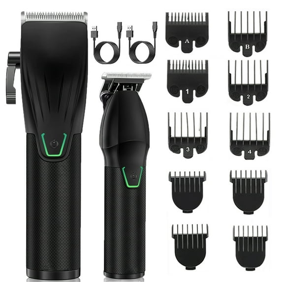 Professional Barber Clippers and Trimmer Set for Haircut Electric Grooming, Best Gifts for Men