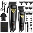 thumbnail image 1 of Professional Hair Clippers Set & Cordless Barber Clippers for Men, Clippers Set and Trimmers Kit, Hair Cutting Tools, Clippers for Hair Cutting, Gifts for Men, 1 of 6