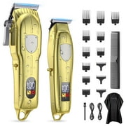 Professional Hair Clippers for Men, Barber Clippers and Trimmer Set
