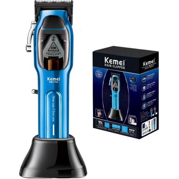 Professional Hair Clippers for Men Cord/Cordless Hair Cutting Kits, Hair & Beard Trimmer, Adjustable Barber Clippers with USB Rechargeable, -1763