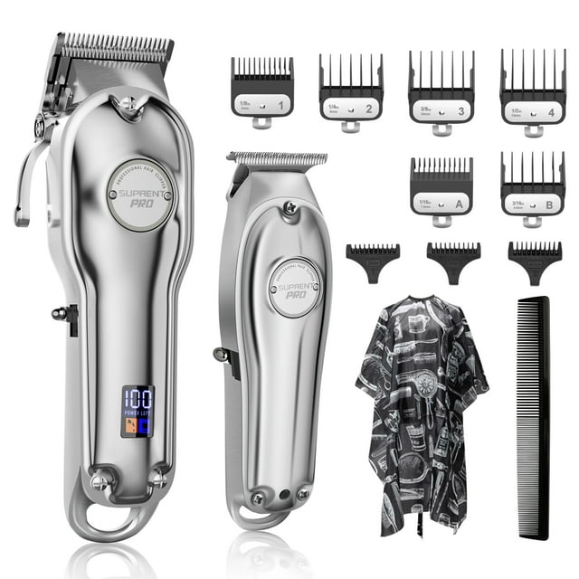 Professional Hair Clippers for Men, Hair Cutting Kit & Zero Gap TBlade
