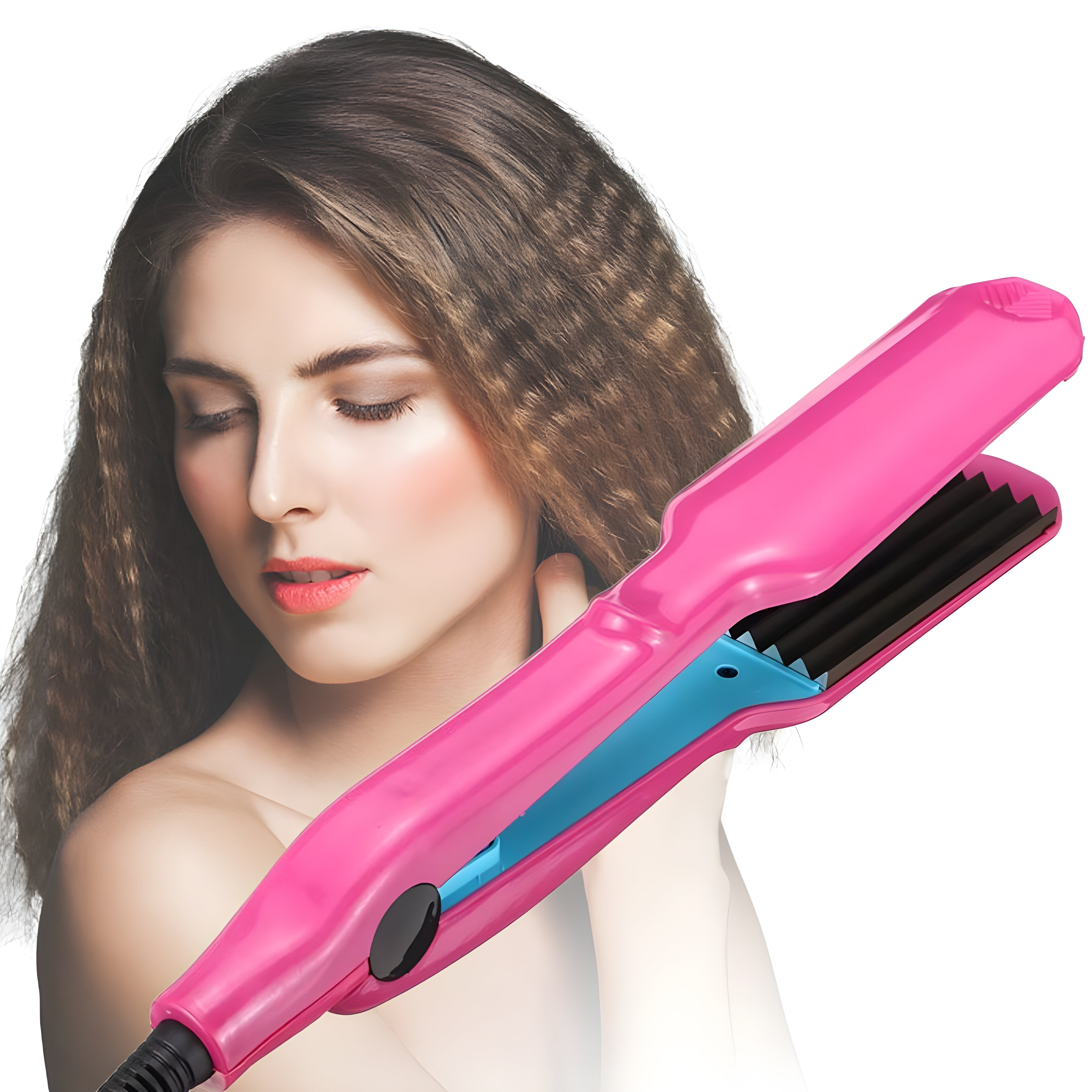 Wet to dry curling iron top