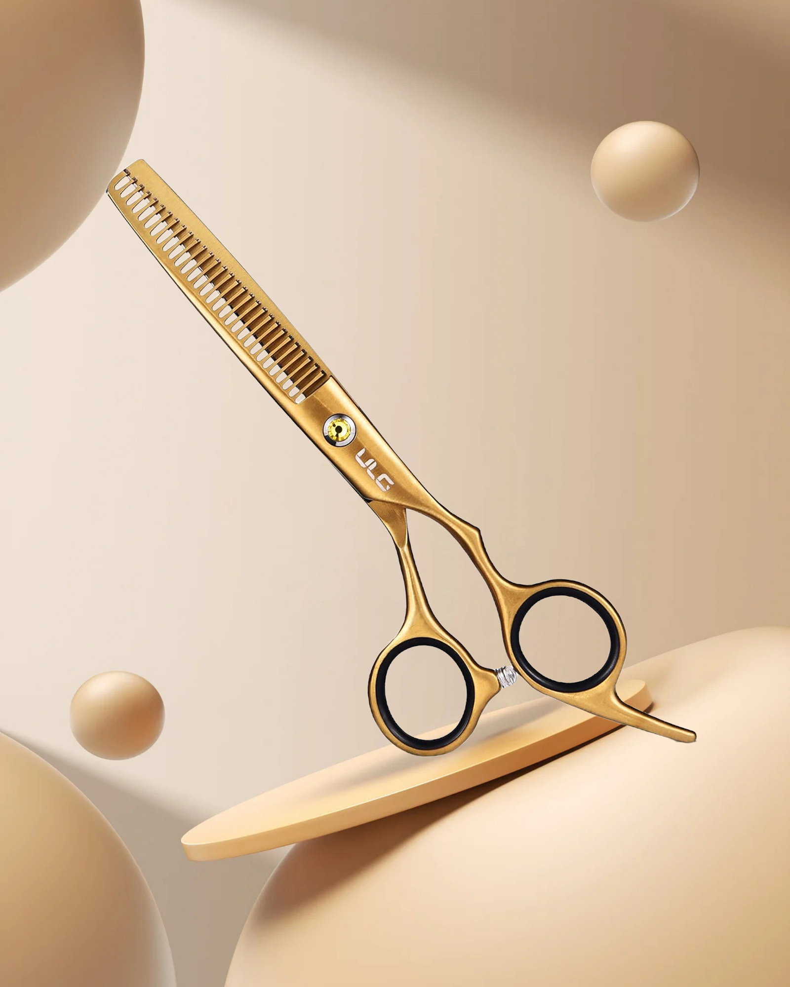 Professional Hair Cutting Scissors ULG Hair Thinning Cutting Teeth