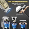 thumbnail image 1 of Professional Hair  Set for Men Electric Shaver  Cordless Hair Cutting Barber Clippers Beard Trimmer Men's Grooming Kit Gifts for him (Bronze), 1 of 7