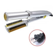 Professional Hair Straightening Iron Curling Iron Straightener&Curler Styler 2 In 1 Multi Hair Styling Tool Flat Iron