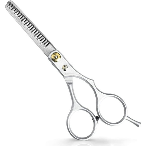 Professional Hair Thinning Scissors Texturizing Teeth Shears Salon Razor Edge Scissor with Adjustable Tension and Finger Inserts - 6.1 Inch
