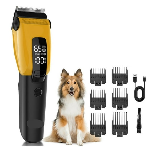 Professional Hair Trimmer Cat Grooming Shaver Type-C Charged Electric Puppy Cutting Machine ,Cordless Using