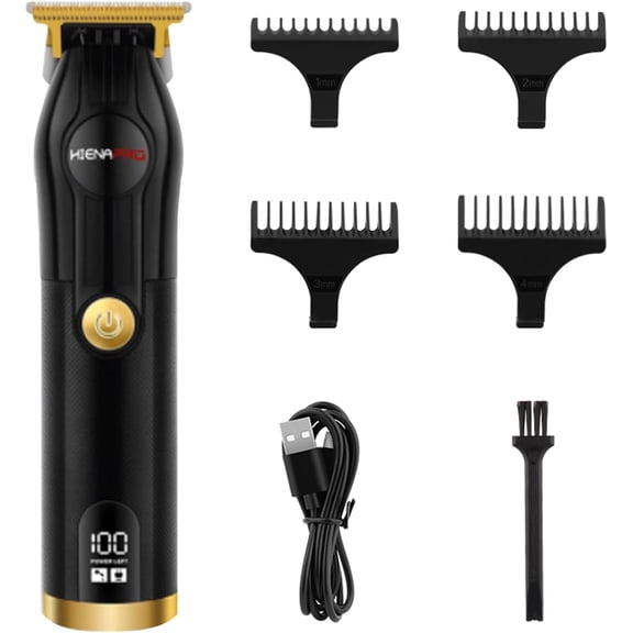 Professional Hair Trimmer for Men, USB Rechargeable Wireless Haircut Clippers, Cordless Hair Clippers, Electric T-Blade Beard Trimmer, Perfect Gifts for Men