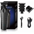 thumbnail image 1 of Professional Hair Trimmer for Men, Zero Gap Cordless Barber Clippers, T-Blade Edgers for Crisp Line Ups, Rechargeable Grooming Kit (Black1), 1 of 19