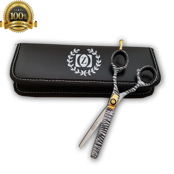 Professional Hairdressing Hair Cutting Scissors Barber Shears ZEBRA PRINT