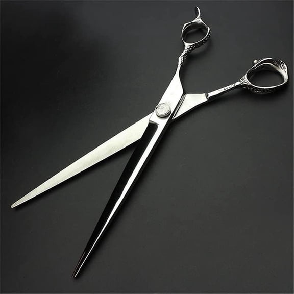 Professional Hairdressing Scissors Barber Rose Pattern Hair Stylist Shears Styling Tool Japanese Stainless Steel Clippers