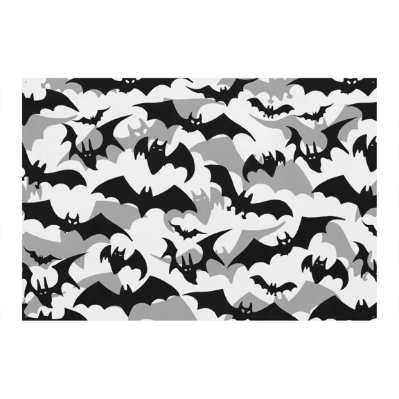 Professional Halloween Backdrop 7x5ft - Witch Wizard Design with Pumpkin and Spider Web Print