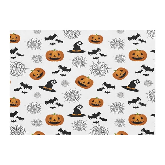 Professional Halloween Photography Backdrop 8x6ft - Gothic Skeleton with Spider Web Print