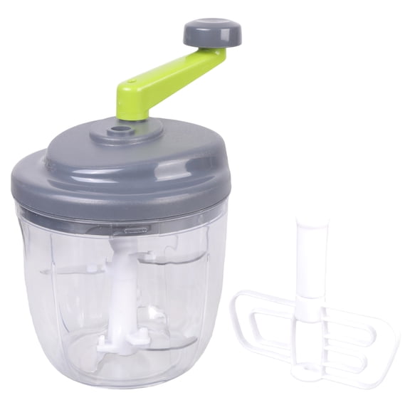 Professional Hand Crank Vegetable Chopper with Nonslip Base Kitchen Cooking Tool